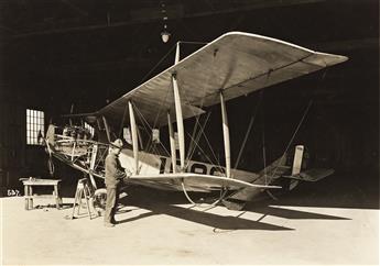 (EARLY AVIATION) A selection of 10 press photographs documenting the early decades of aviation, including one Wright Brothers photograp